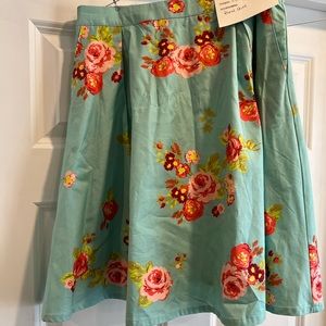 Matilda Jane floral skirt with pockets.